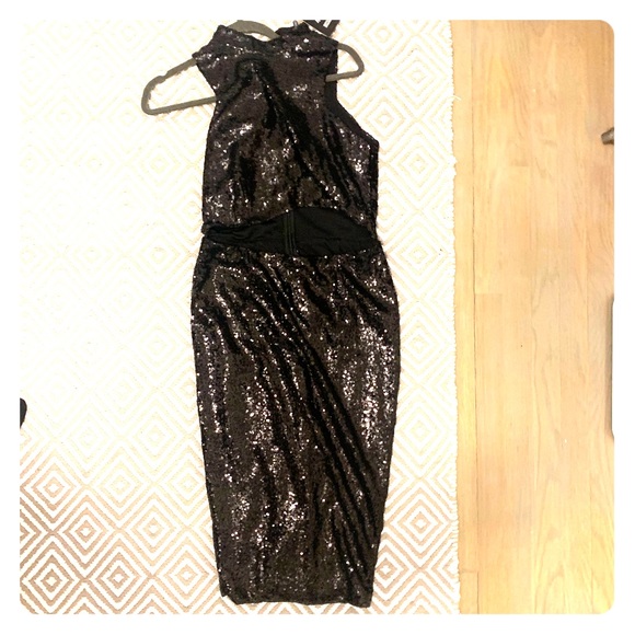 Nasty Gal Dresses & Skirts - Black sequins dress Nasty Gal Dresses & Skirts - Black sequins dress